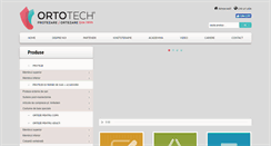 Desktop Screenshot of ortotech.ro